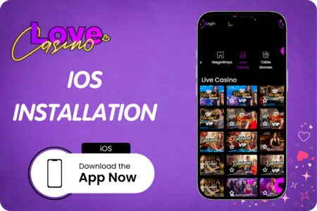 Lovecasino App iOS Installation