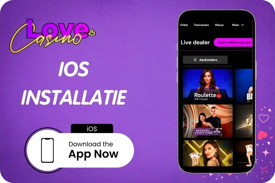Love Casino iOS-installatie