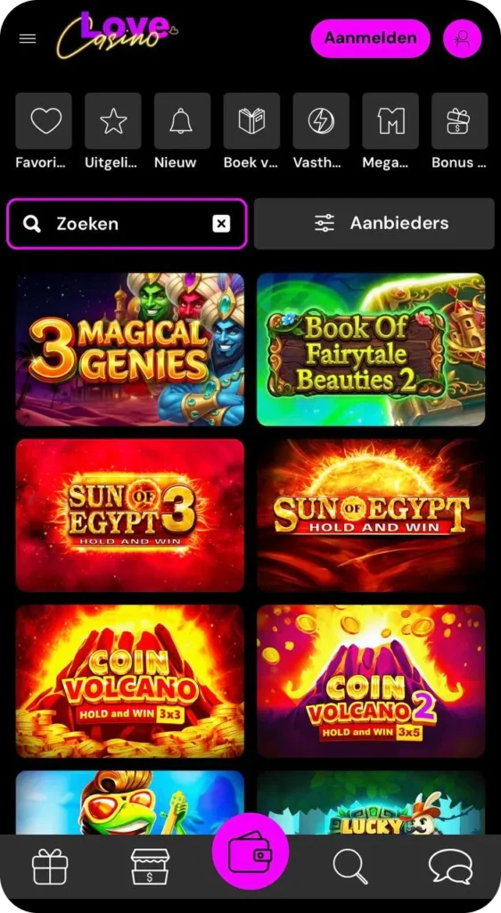 Love Casino slots